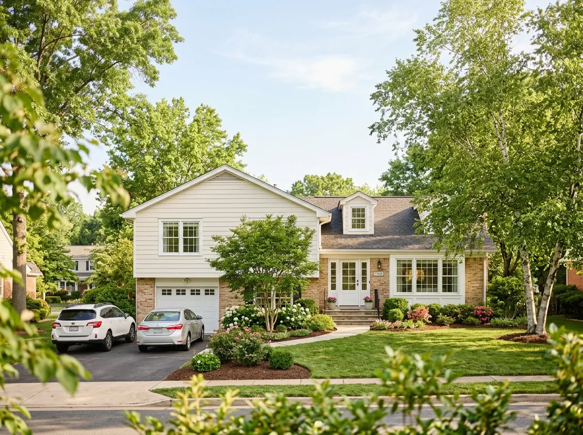 Classic split-level home in a leafy Springfield, Virginia neighborhood