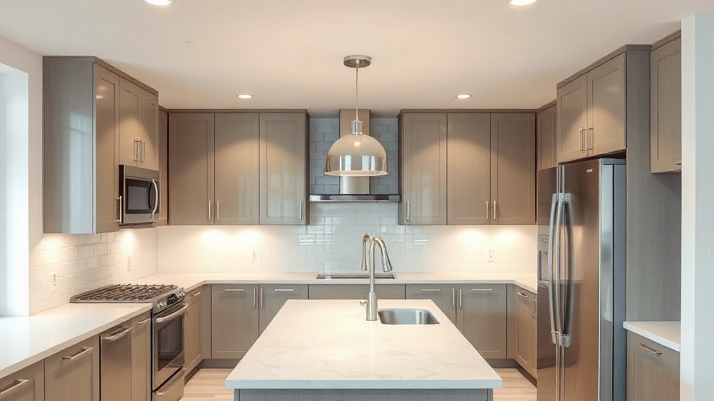 Clean indoor air in modern home kitchen